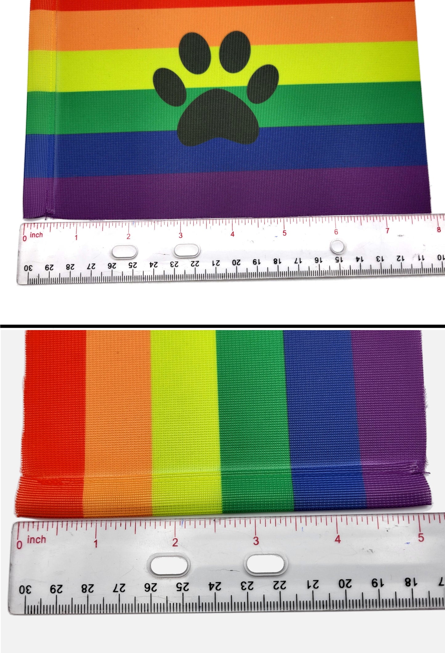 Drapeaux de main/de bureau Polyamory Pride | Choisissez votre drapeau | Double face