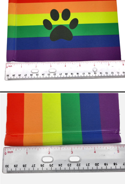 Drapeaux de main/de bureau Polyamory Pride | Choisissez votre drapeau | Double face