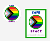 Activism Pride Stickers | Safe Space, Protect Trans Kids, Vote (Waterproof Vinyl)