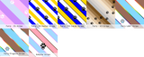 Tissu polyester performant rayé Pride | 5 types de tissus | Choisissez votre coloris