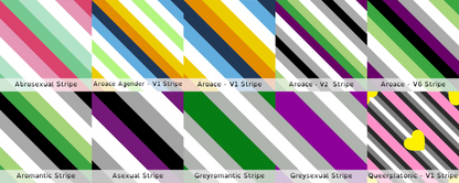 Pride Striped Performance Polyester Fabric | 5 Fabric Types | Choose Your Colourway