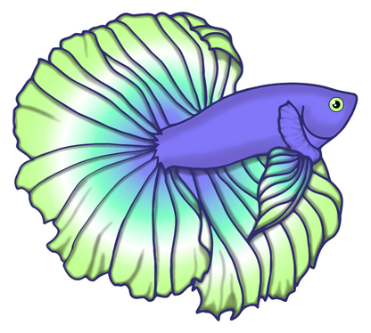 Betta Fish Airbag Mobile Phone Holder | Choose Your Colourway