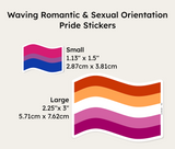 Pride Flag Stickers - Waving | Orientation (Waterproof Vinyl)