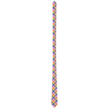 Rainbow/Lilac Tartan Plaid Neck Tie