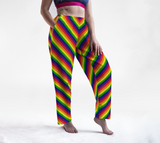 Rainbow Striped Lounge Pants