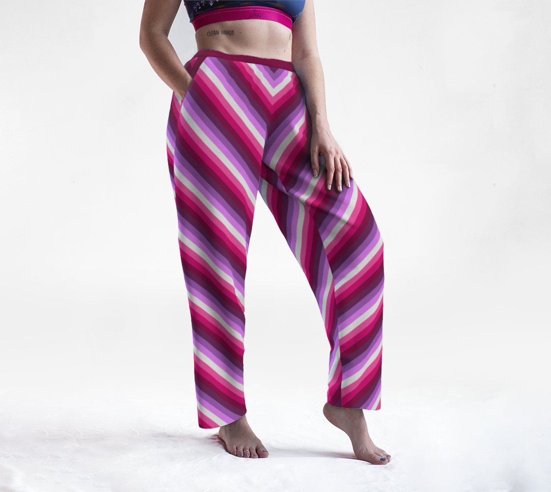 Lesbian - V2 Striped Lounge Pants