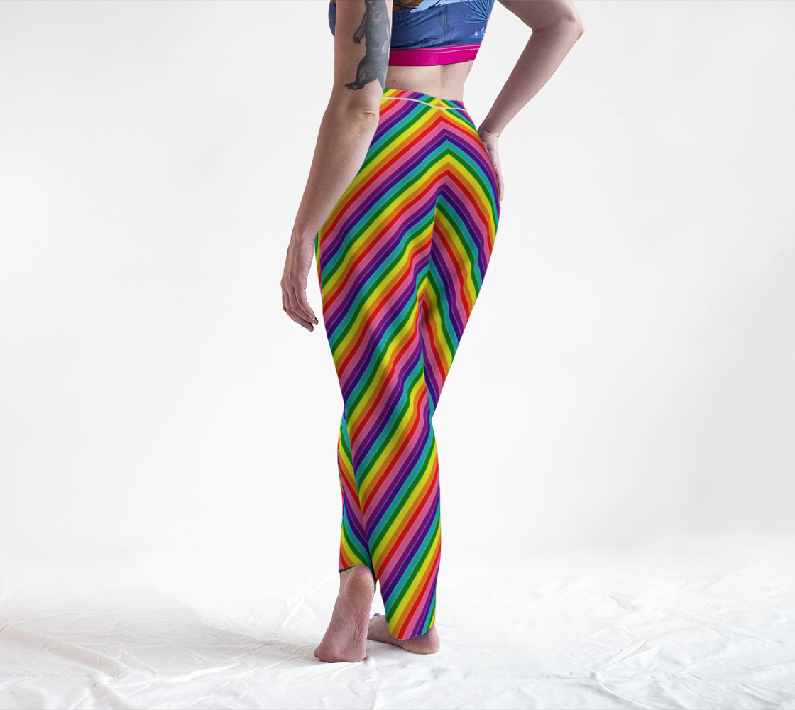 Original Rainbow Candy Striped Lounge Pants