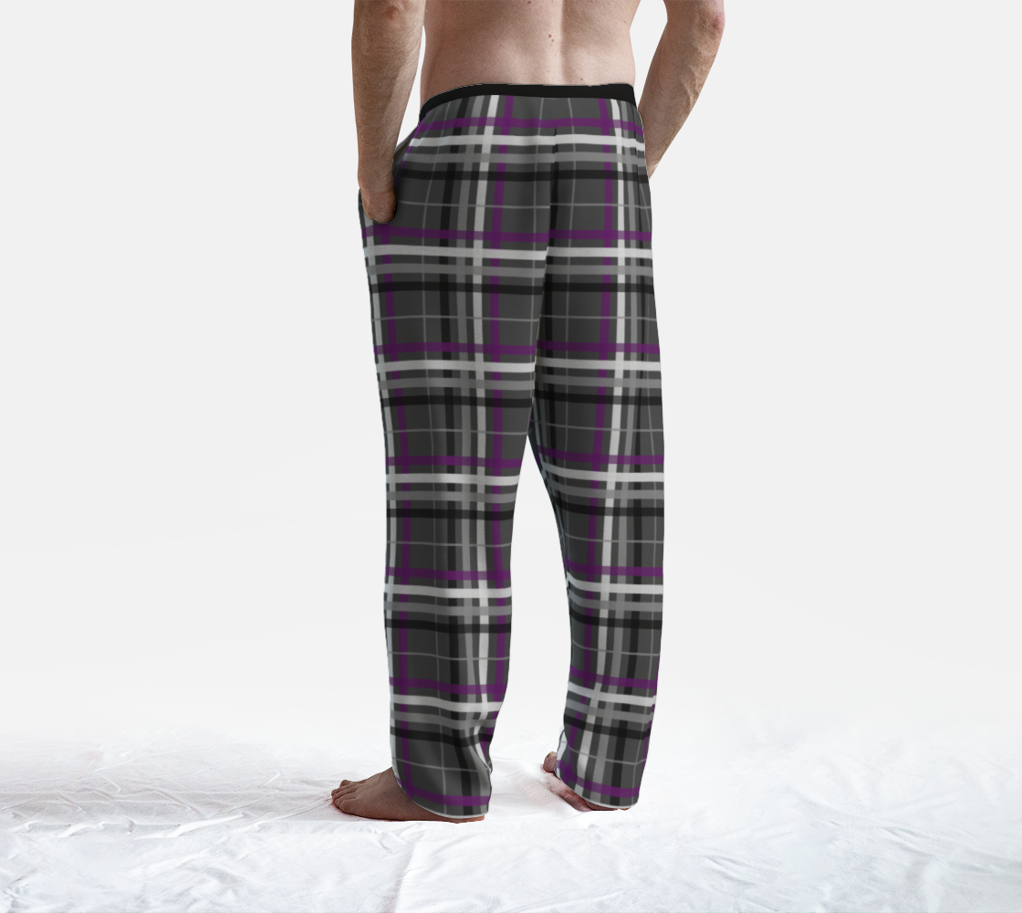 Asexual Plaid Lounge Pants