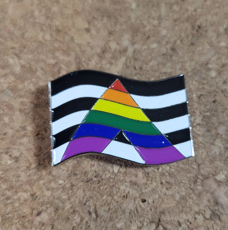 LEGACY Ally Flag Enamel Pins | Choose Rainbow or Transgender Ally Flags