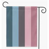 Transhet - V1 Pride Yard et drapeaux de jardin | Simple ou double face | 2 tailles