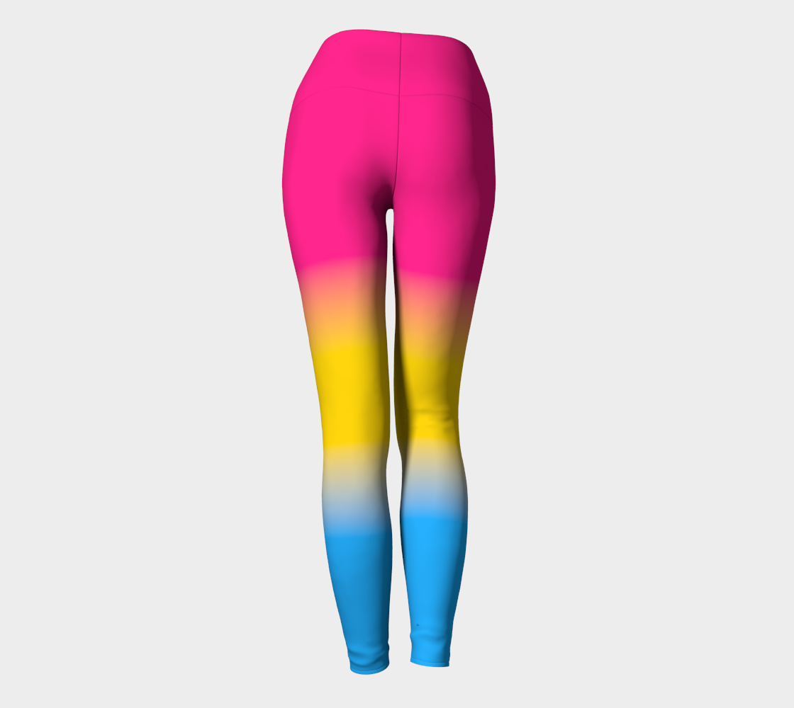 Pansexual Gradient Yoga Leggings