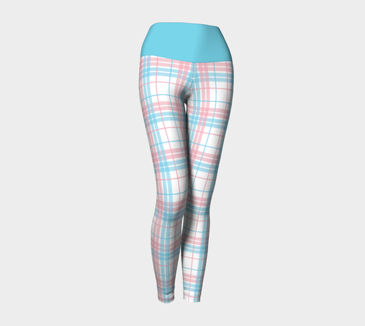 Transgender Plaid Yoga Leggings