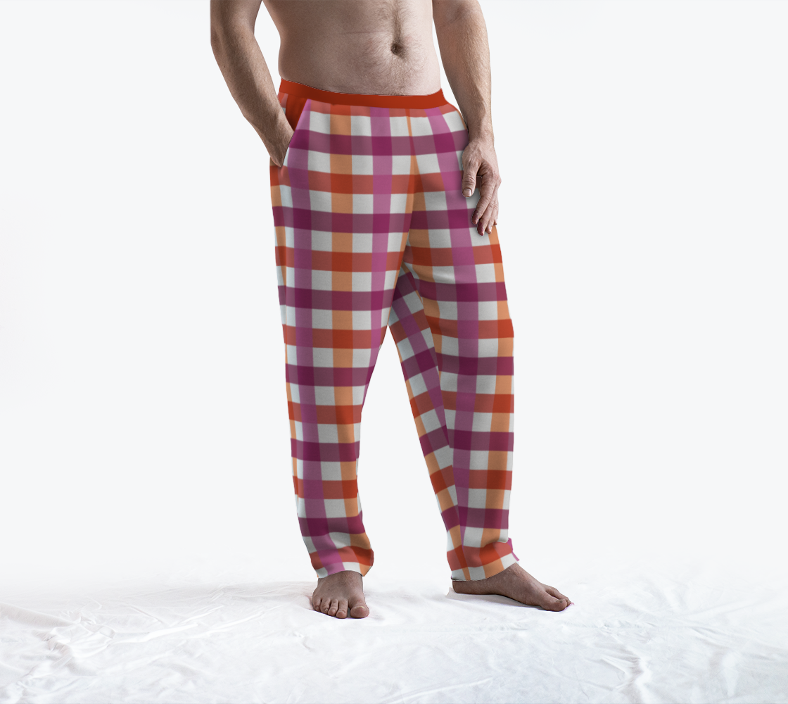 Lesbian - V1 Gingham Lounge Pants