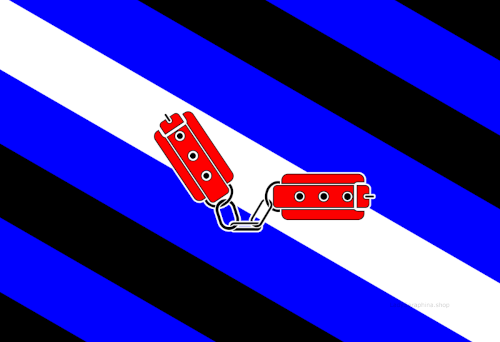 Drapeaux de main/de bureau Fetish Pride | Choisissez votre drapeau | Double face