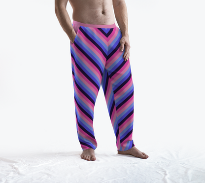 Omnisexual Striped Lounge Pants