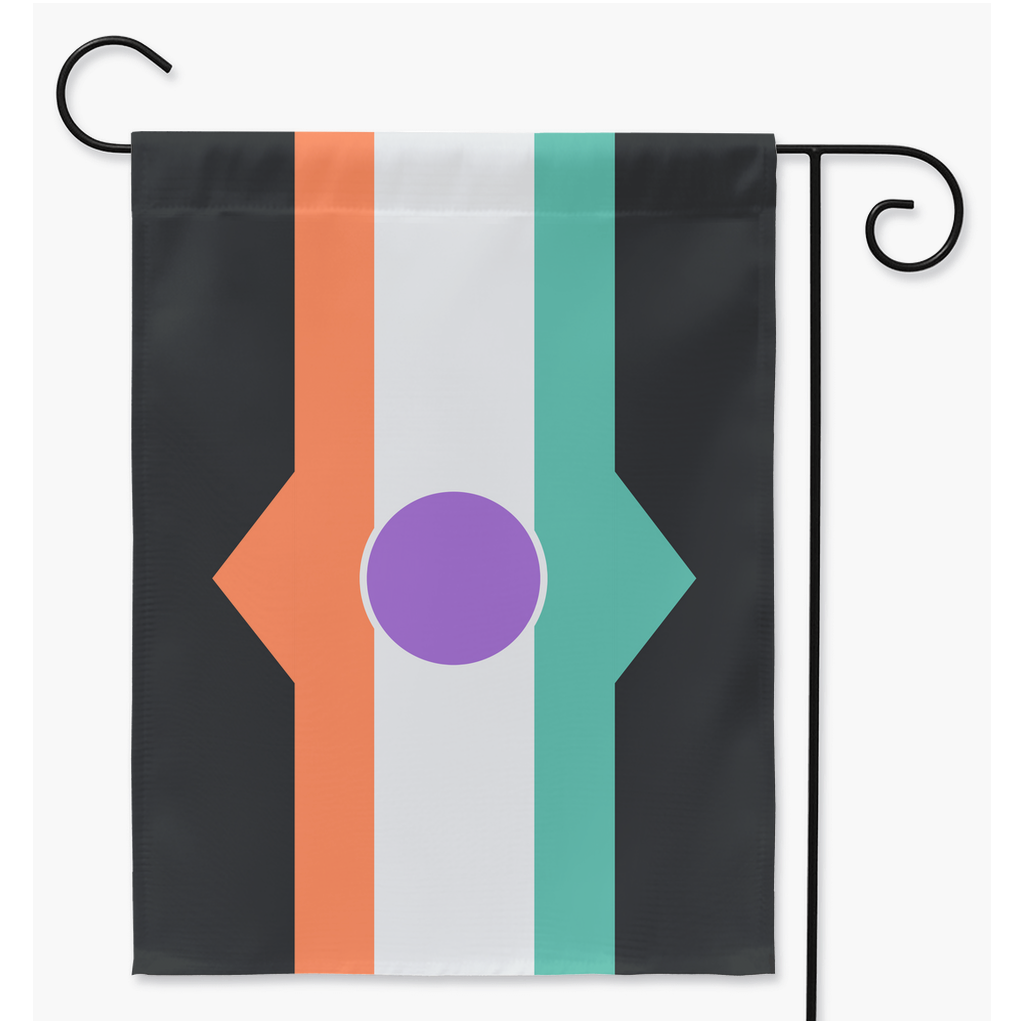 Dehuman Pronouns Yard and Garden Flags  | Single Or Double-Sided | 2 Sizes