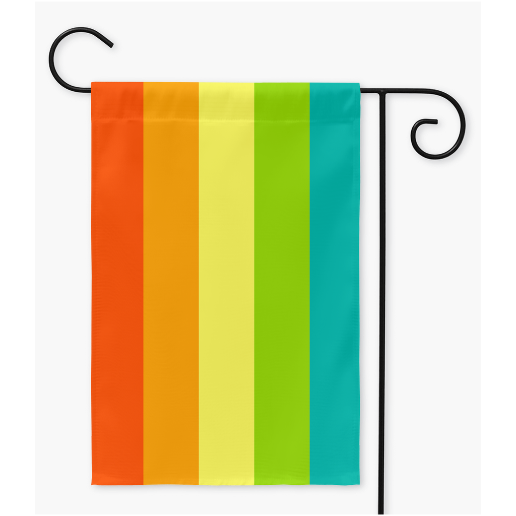 Genderless - V1 Pride Flags  | Single Or Double-Sided | 2 Sizes | Gender Identity and Presentation