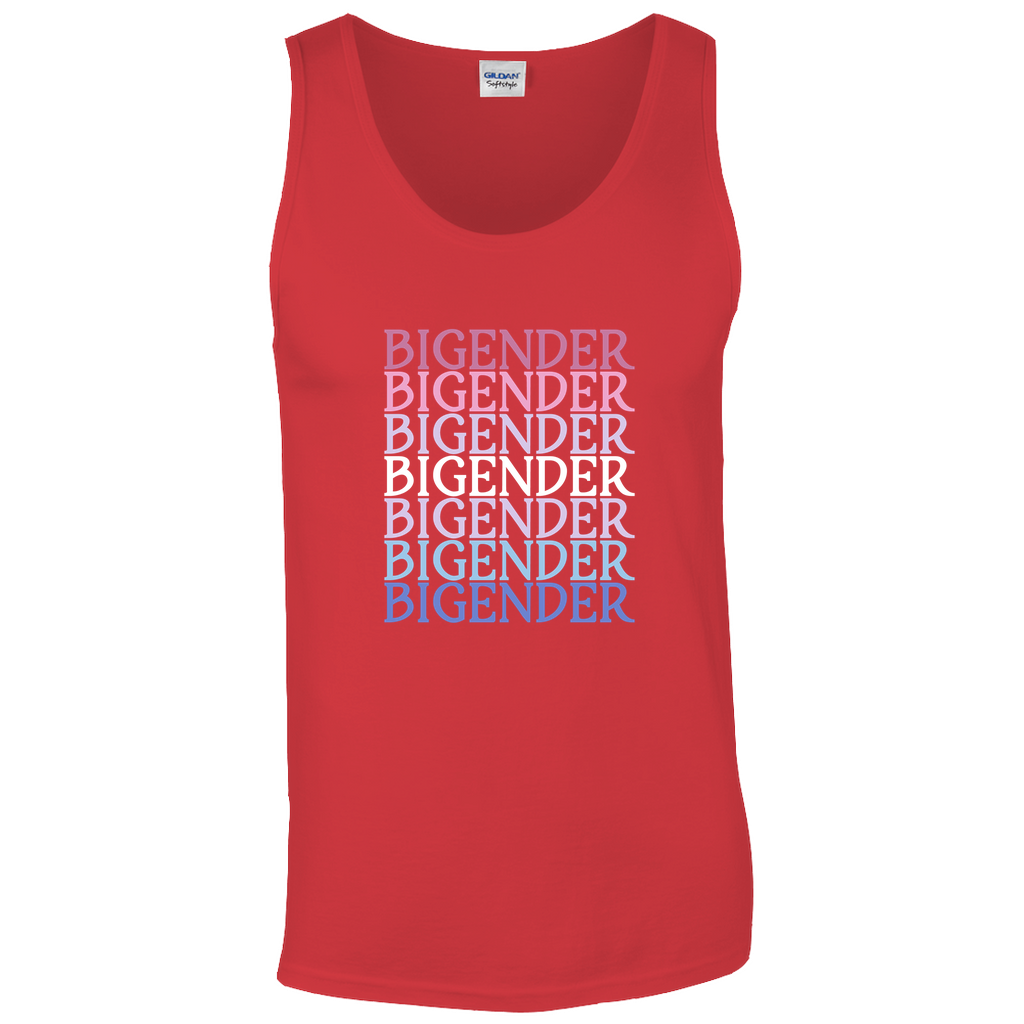 Funky Text Gender Unisex Tank Tops |  Gildan