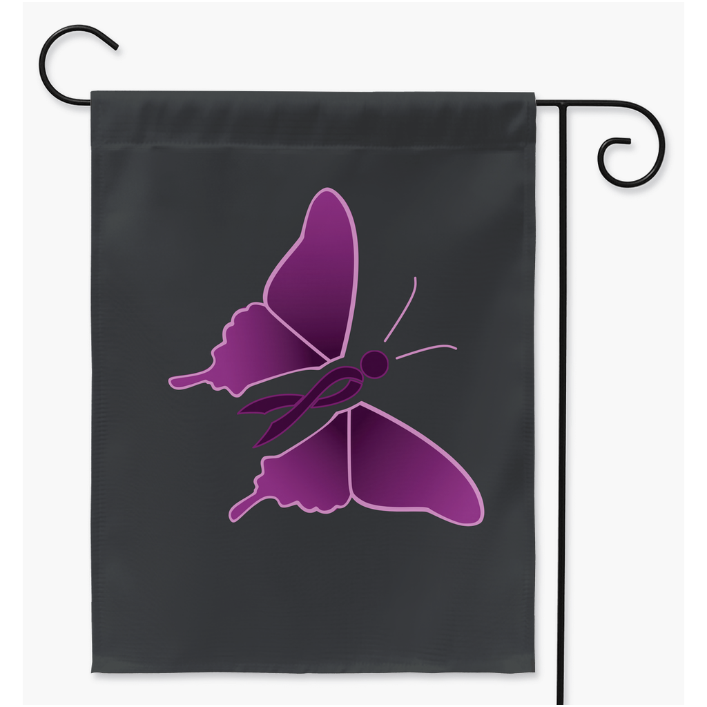 Fibromyalgia - V1 Yard Garden Flags | Single Or Double-Sided | 2 Sizes