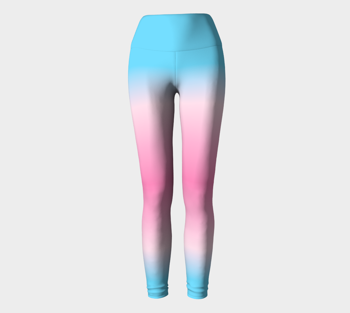 Transfeminine Gradient Yoga Leggings