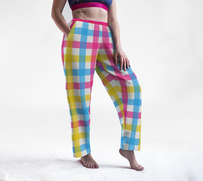 Pansexual Gingham Plaid Lounge Pants