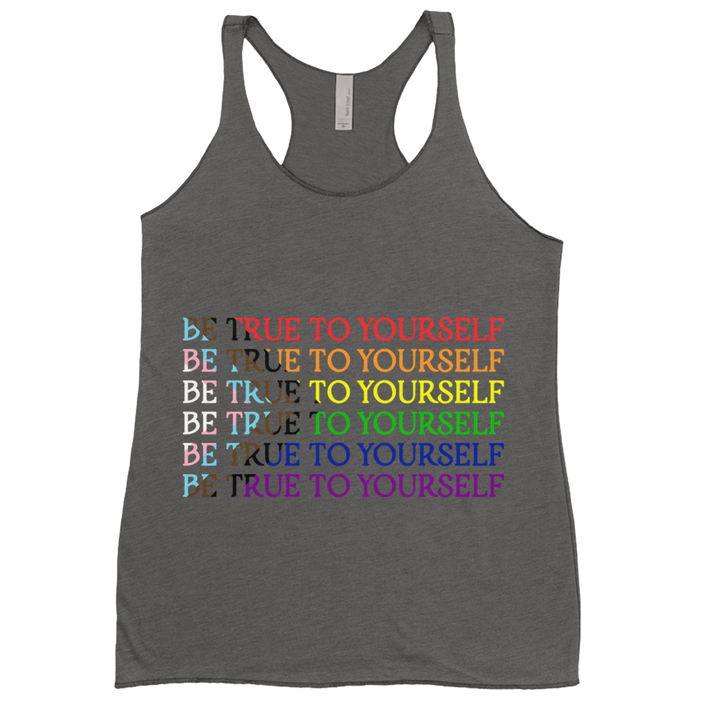 Funky Text Orientation Racerback Tank Tops | Next Level