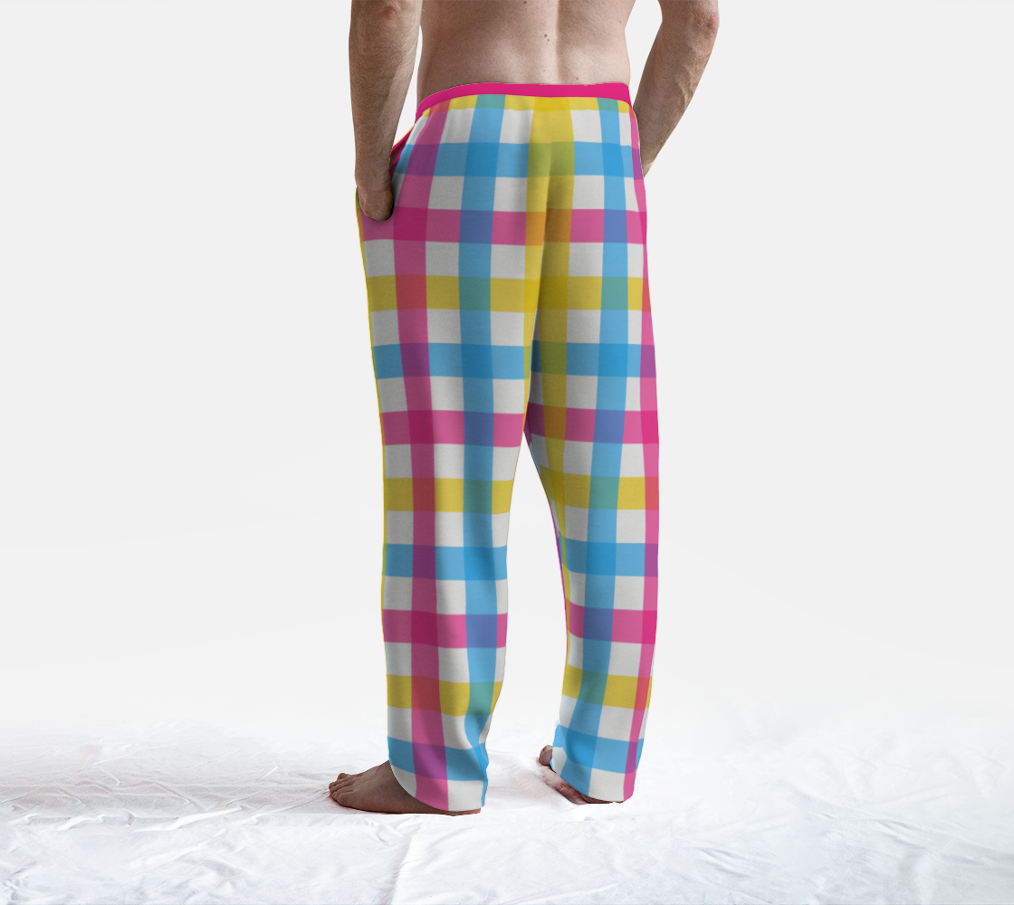 Pansexual Gingham Plaid Lounge Pants