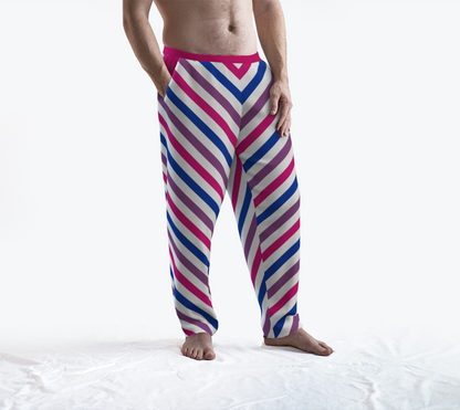 Bisexual Barber Striped Lounge Pants