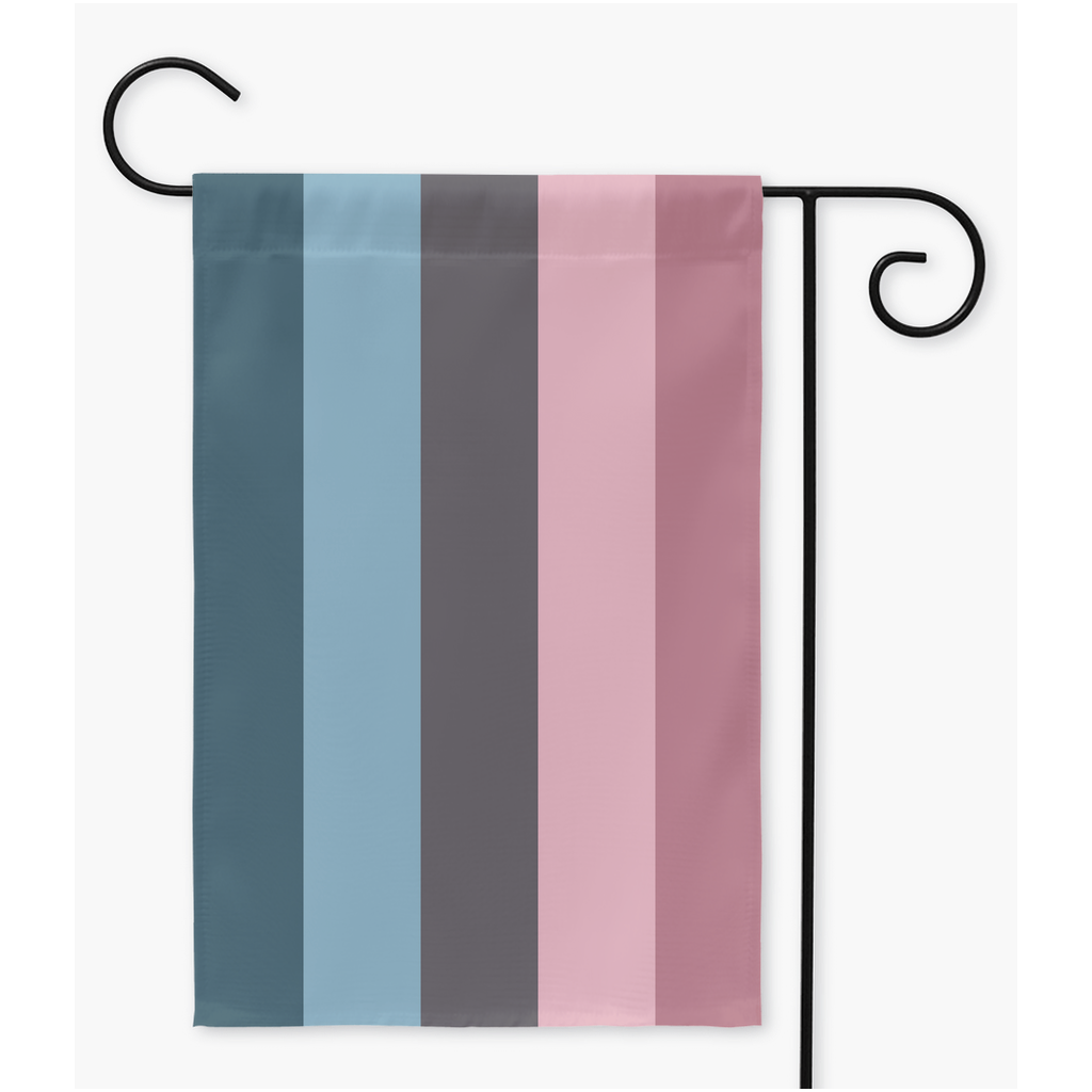 Transhet - V1 Pride Yard and Garden Flags  | Single Or Double-Sided | 2 Sizes