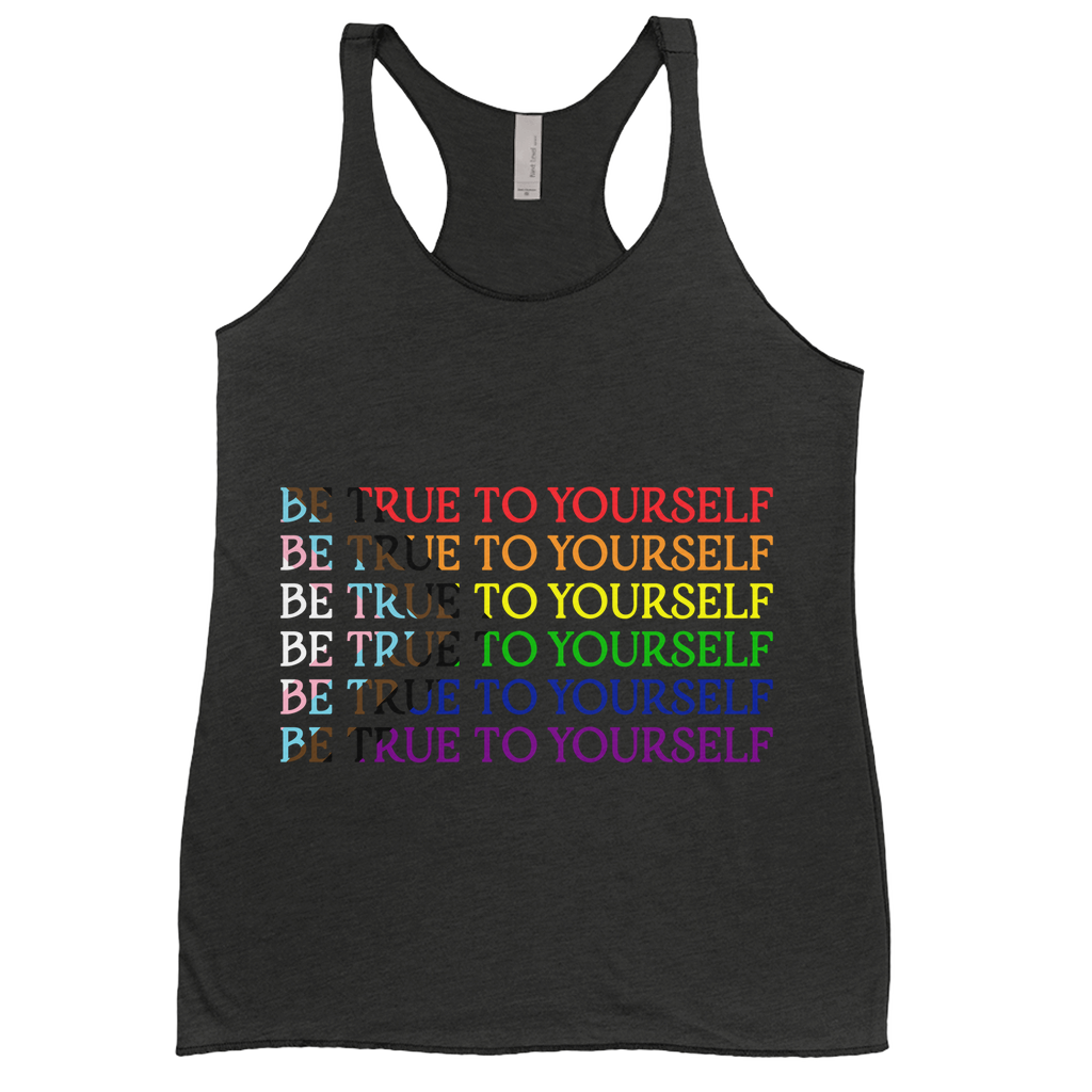 Funky Text Orientation Racerback Tank Tops | Next Level