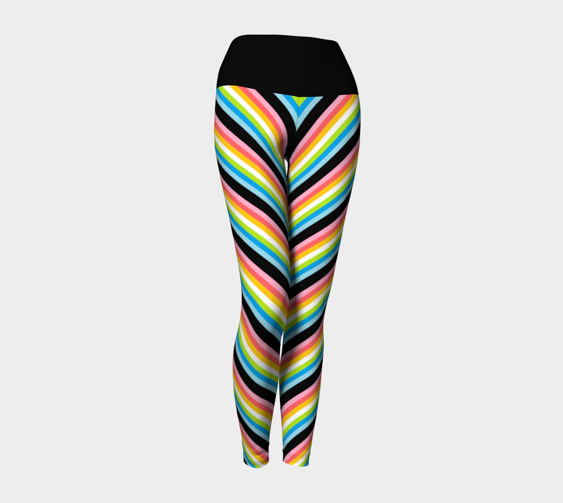 Queer Striped Yoga Leggings