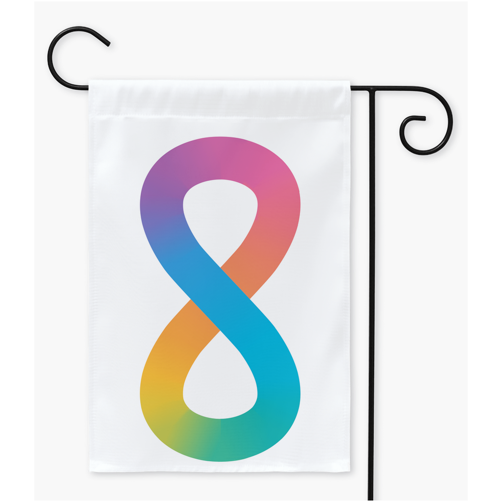 Neurodiversity - V1 Yard Garden Flags | Single Or Double-Sided | 2 Sizes