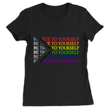 Funky Text Orientation Pride Fitted T-Shirts | Choose Your Design | Bella and Canvas