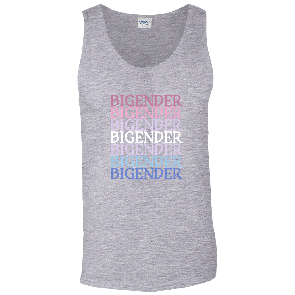 Funky Text Gender Unisex Tank Tops |  Gildan