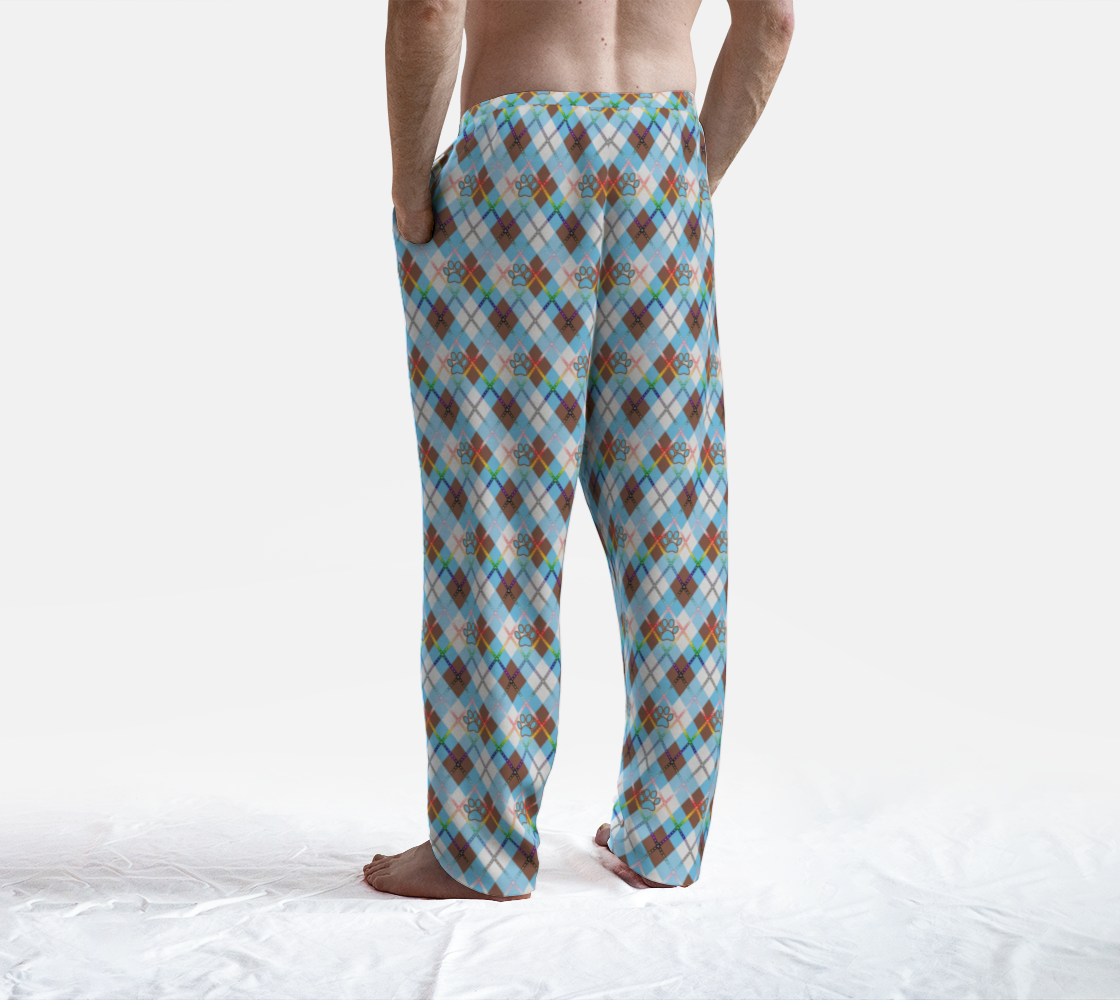 Furry Progress Solid Argyle Lounge Pants