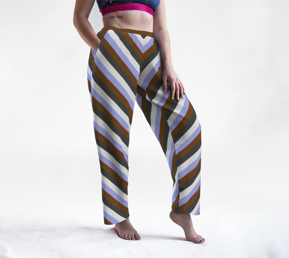 Gender Apathetic Striped Lounge Pants