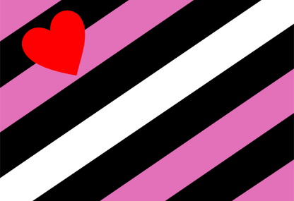 Drapeaux de main/de bureau Fetish Pride | Choisissez votre drapeau | Double face