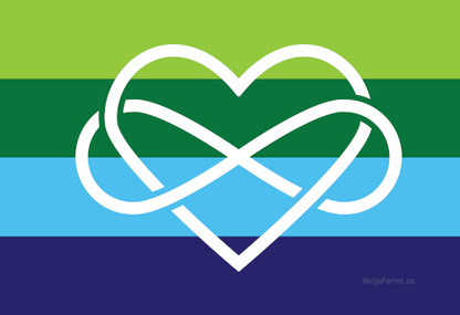 Polyamory Pride Hand/Desk Flags | Choose Your Flag