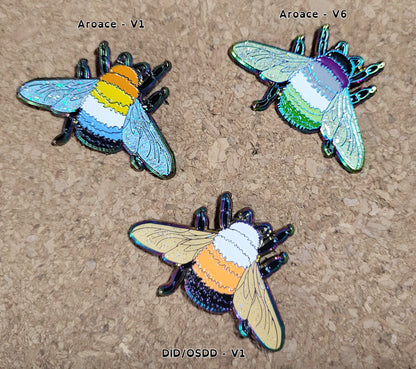 Pride Bumblebee Enamel Pin | Choose Your Colourway