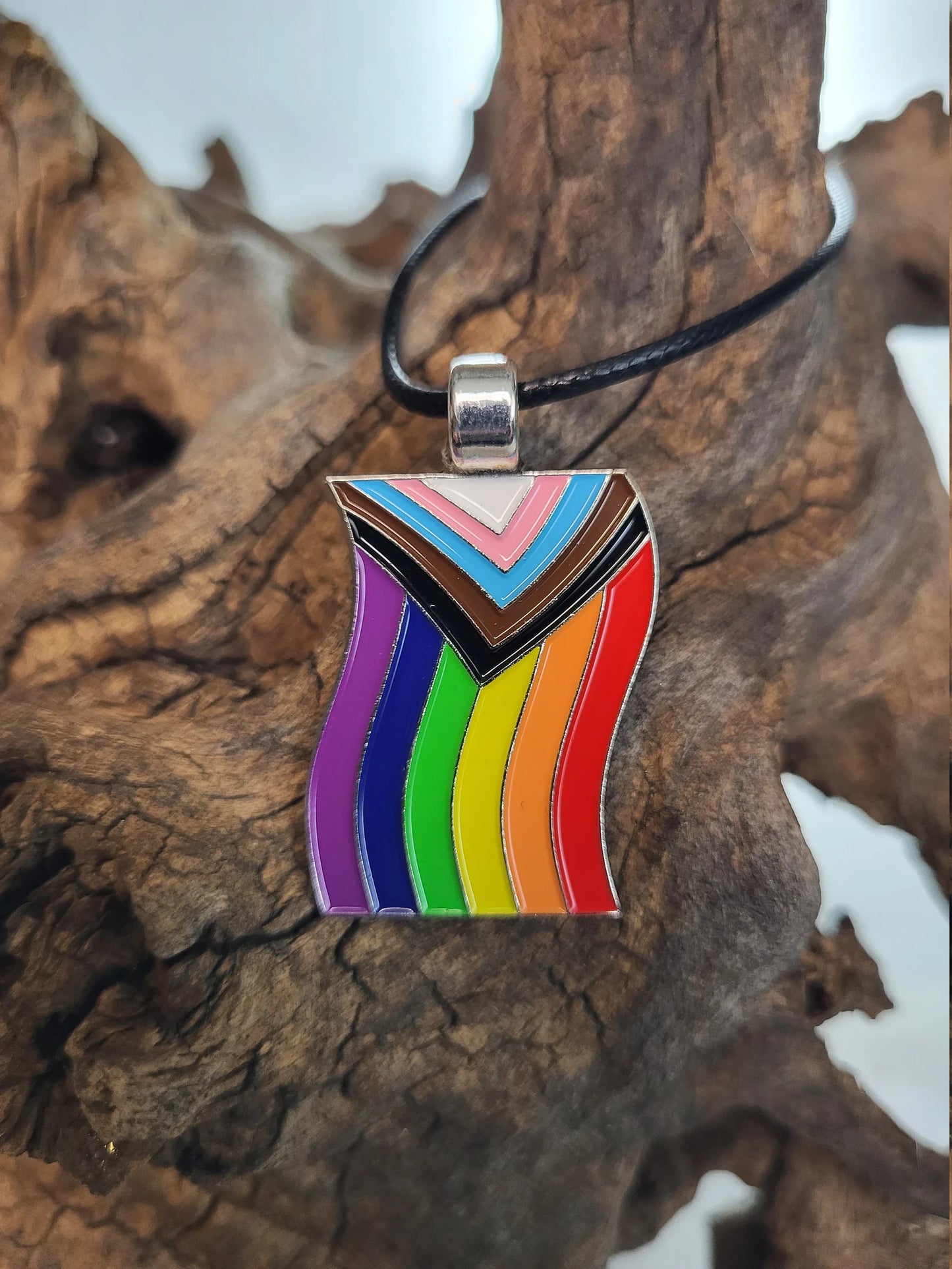 LEGACY Rainbow Pride Flag Enamel Pendants | Choose Basic or Rainbow Progress Flags