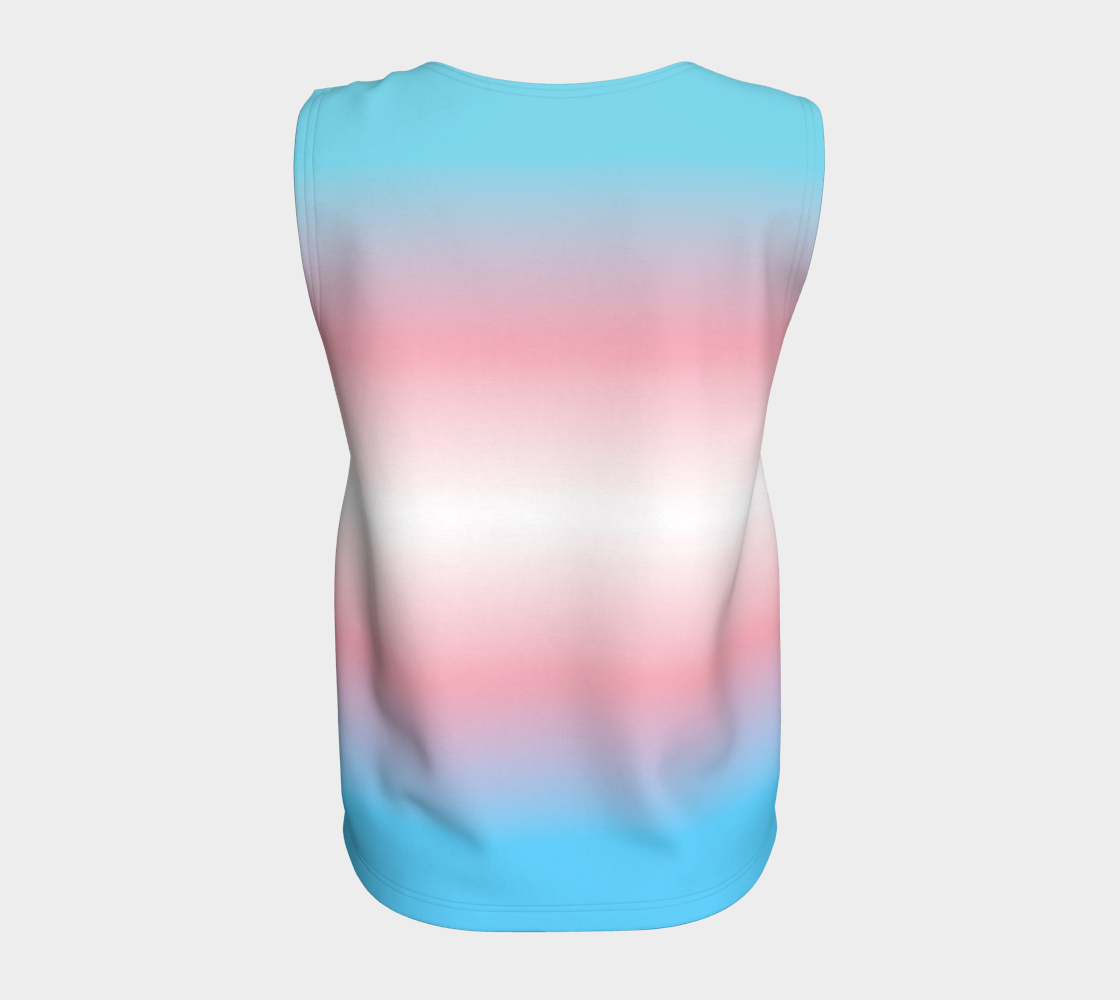 Transgender Gradient Loose Tank (Long)