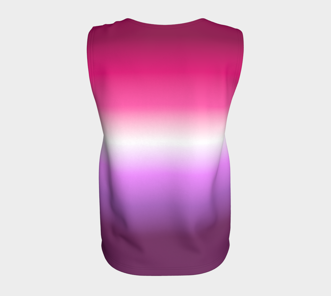 Lesbian - V2 Gradient Loose Tank (Long)