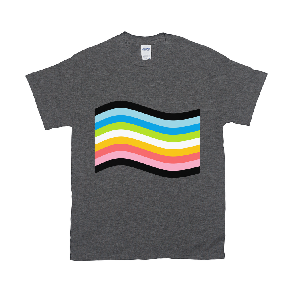 Orientation Pride Flag Relaxed Fit Tshirt - DARK | Choose Your Flag