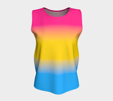 Débardeur ample dégradé pansexuel (long)
