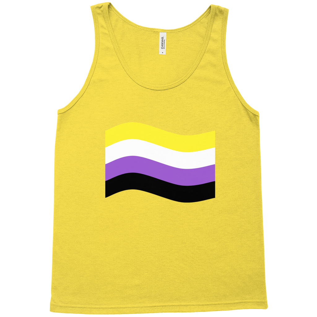 Gender Pride Flag Relaxed Fit Tank Tops | Choose Your Flag | Bella + Canvas