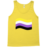 Gender Pride Flag Relaxed Fit Tank Tops | Choose Your Flag | Bella + Canvas