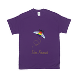 T-shirt unisexe Bumblebee Pride Pun - DARK | Choisissez votre drapeau et votre jeu de mots