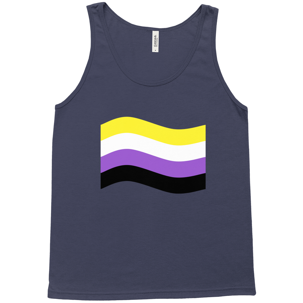 Gender Pride Flag Relaxed Fit Tank Tops | Choose Your Flag | Bella + Canvas