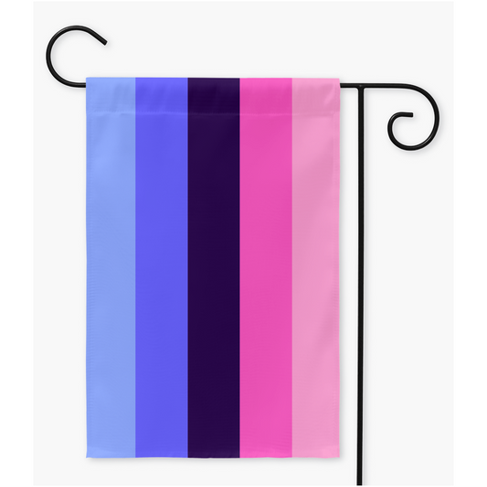 Omnisexual Yard and Garden Flags | Single Or Double-Sided | 2 Sizes | Romantic and Sexual Orientations