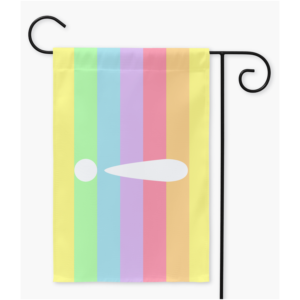 Condigender Pride Yard and Garden Flags | Single Or Double-Sided | 2 Sizes | Gender Identity and Expression